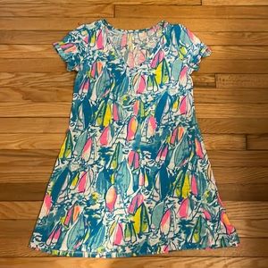 Lilly Pulitzer boat t-shirt dress, Small
